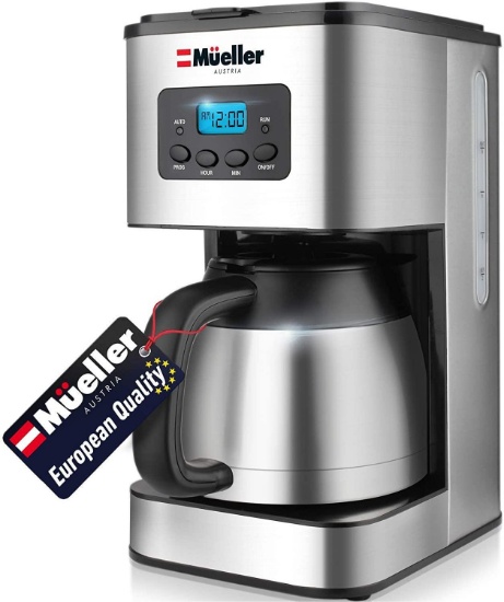 Mueller Austria Ultra Brew Thermal Coffee Maker, 8 cup (34oz) Carafe, Keep Warm $49.99 MSRP