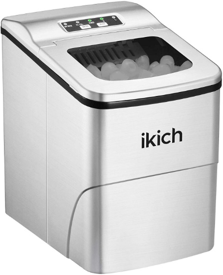 IKICH Portable Ice Maker Machine for Countertop, Electric Ice Maker 2L with Ice Scoop $128.99 MSRP