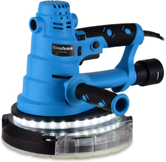 GINELSON Electric Drywall Sander with Automatic Vacuum Dust Collection System