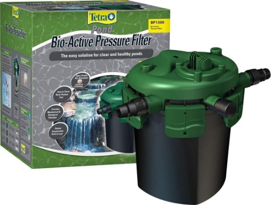 TetraPond Bio-Active Pressure Filter for Clear and Healthy Ponds (1500 Gallons) - $188.72 MSRP