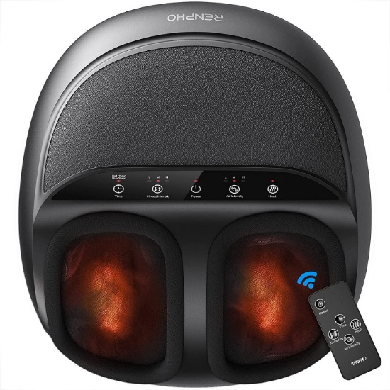 RENPHO Foot Massager Machine with Heat and Remote, Gifts for Mom, Shiatsu Deep Kneading $118.99 MSRP