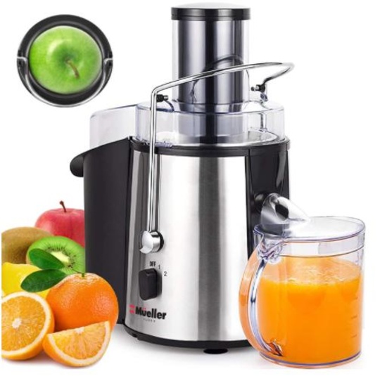 Mueller Austria Juicer Ultra 1100W Power, Easy Clean Extractor Press Centrifugal Juicing Machine