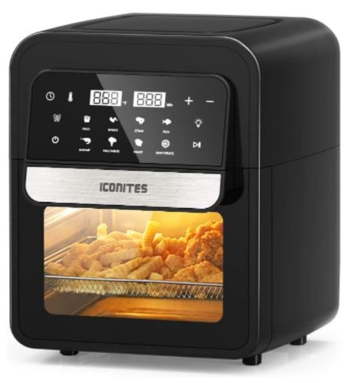 8-in-1 Air Fryer, 6.5 Quart Air Fryer Oven, Hot Airfryer Convection Oven with Digital Touch Screen