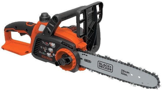 BLACK+DECKER 20V Max Cordless Chainsaw 10" Tool Only LCS1020B - $94.43 MSRP