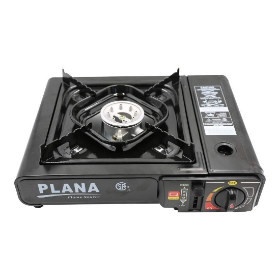 PLANA Butane 1 Burner Stove 7K BTU, Portable Gas Stove with Carrying Case