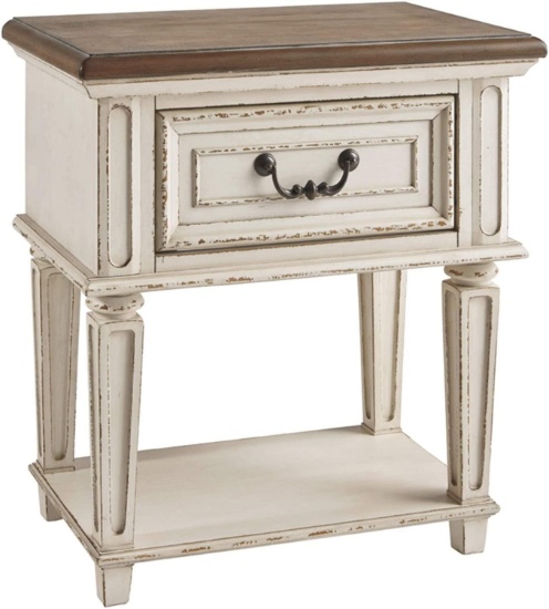 Signature Design by Ashley Realyn Nightstand, Chipped White $247.99 MSRP