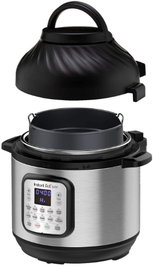 Instant Pot Duo Crisp Pressure Cooker 11 in 1, 8 Qt with Air Fryer,Roast,Bake,Dehydrate $199.95 MSRP