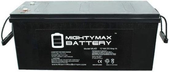 Mighty Max Battery 12V 200Ah 4D SLA AGM Battery Replacement - $369.99 MSRP