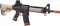 Crosman Elite R37 Tactical Spring-Powered Airsoft Rifle (GFR37-CA)-Black/Tan