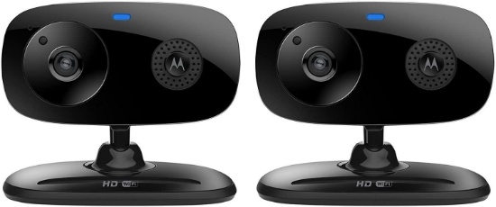 Motorola Wi-Fi HD Home Monitor Camera - 2 Pack (Black); Miscellaneous Items