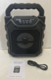 Bluetooth MAX POWER BOOM-M2 4? Portable Bluetooth Speaker & FM Radio, Black, $32.95