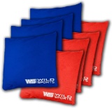 Wild Sports Back Yard Bean Bag (8 Pack), Red/Blue (BBB8G-1)