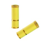 Outdoor Mini Yellow Rubber Coated LED Flashlight Torch