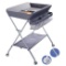 EGREE Baby Changing Table Portable Folding Diaper Changing Station with Wheels, Gray - $89.99 MSRP
