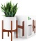 EdenHomes Mid Century Modern Indoor Plant Stand with Pot Set $69.95 MSRP