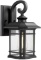 Emliviar Outdoor Wall Lantern Lights, 1-Light Exterior Wall Sconce Lamp, Black Finish