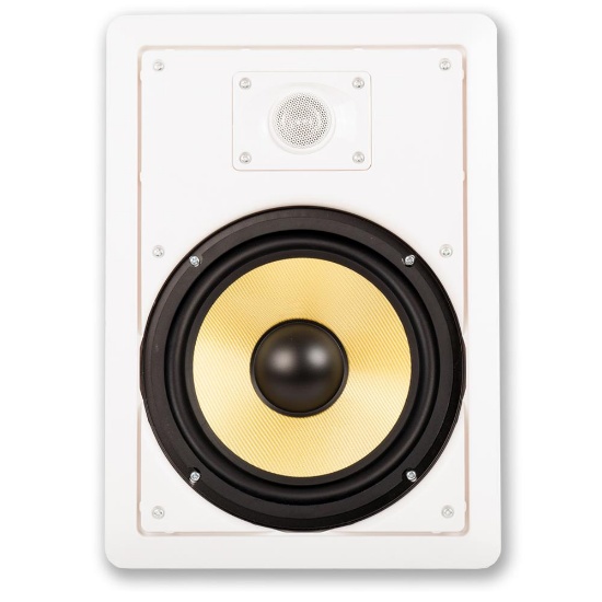 Acoustic Audio HD-800-PR 8" Speaker 2-Way Home Theater In-Wall/Ceiling Speaker Pair (HD-800-PR)