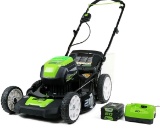 Greenworks Pro 80V 21 Inch Cordless Push Lawn Mower, Includes 4Ah Battery and Charger, 2501202