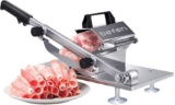 Manual Frozen Meat Slicer, Befen Stainless Steel Meat Cutter Beef Mutton Roll Food Slicer