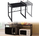 GEMITTO Expandable Microwave Oven Rack, Horizontal Extension Microwave Shelf Stand $46.99 MSRP