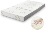 Inofia Memory Foam Tri-fold Mattress with Ultra Soft Bamboo Cover, 6 Inches, Queen