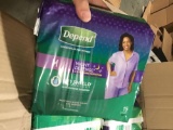 Depend Night Defense Incontinence Underwear for Women, Disposable, Overnight, Medium, 60 Count