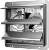 14 Inch Shutter Exhaust Fan Aluminum, High Speed 1650RPM, 1000 CFM