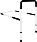 Vaunn Medical Adjustable Bed Assist Rail Handle and Hand Guard Grab Bar - White/Black - $59.99 MSRP