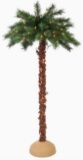 Pre-Lit Palm Slim Artificial Christmas Tree, $73.44