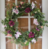 The Wreath Depot Windsor Silk Spring Door Wreath...