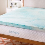 Linenspa 3 Inch Gel Swirl Memory Foam Topper-Cal King - $109.99 MSRP