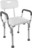 Vaunn Medical Tool-Free Assembly Spa Bathtub Shower Lift Chair, Portable Bath Seat- $54.99 MSRP