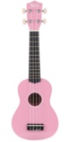 Trendy Soprano Ukulele For Beginners Hawaiian Ukulele For Kid Adult Student (Pink)