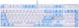 Mechanical Gaming Keyboard, SADES Blue Switches 104 Keys Mechanical Gaming Keyboard, Wired USB White