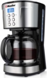 Mueller Ultra Coffee Maker, Programmable 12-Cup Machine, Multiple Brew Strength, Keep- $42.47 MSRP