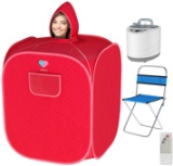 Juvenics Portable Personal Sauna with Steamer for Home - Sauna Machine for Weight Loss & Detox