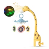 TUMAMA Giraffe Crib Mobile with Projection Lights and Music Toy