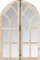 Amazon Brand ? Stone&Beam Vintage Farmhouse Wooden Arched Multipanel Mantel Mirror - $109.99 MSRP