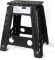 Acko Black 18 Inches Non Slip Folding Step Stool for Kids and Adults with Handle (Pack of 2)