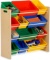 Honey-Can-Do Kids Toy Organizer and Storage Bins, Natural/Primary - $76.28 MSRP