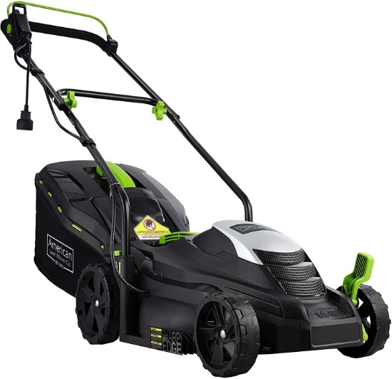 American Lawn Mower Company 50514 14-Inch 11-Amp Corded Electric Lawn Mower, Black $109.99 MSRP