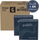 Goodnites Nighttime Bedwetting Underwear, Boys' XS, 44 Ct(2 Packs of 22) $31.40 MSRP