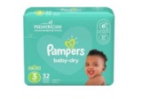 Pampers Baby-Dry Size 3 Baby Diapers, 32 count