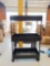 3 Tier Multipurpose Black Storage Rack with Wheels