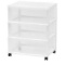 IRIS 3 Drawer Storage Cart with Wheels - $47.99 MSRP