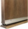 M-D Building Products 49000 M-D U-Shape Door Bottom, 36 in L X 1-3/4 in W, Vinyl, Quot, Satin Nickel