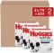 Huggies Snug and Dry Baby Diapers, Size 2, 222 Ct, One Month Supply (3 packs of 74) - $57.79 MSRP