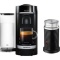 Nespresso Vertuo Plus Deluxe Espresso and Coffee Maker Bundle - Black
