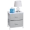 mDesign Night Stand/End Table Storage Tower