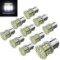 Efoxcity 12V 1156 10 Pack Bright 1156 1141 1003 50-SMD White LED Bulbs For Car Interior RV Camper